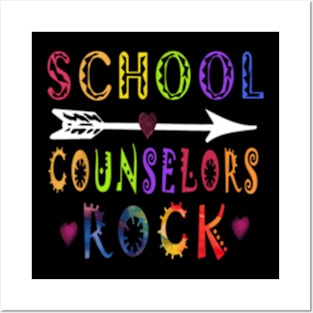 School Counselors Rock Awesome Motivation Back To School Posters and Art